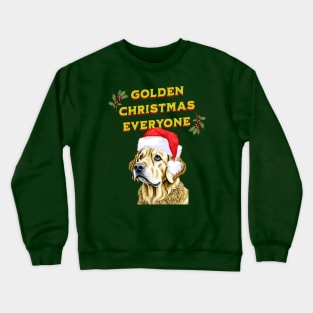 Golden Christmas Everyone Crewneck Sweatshirt